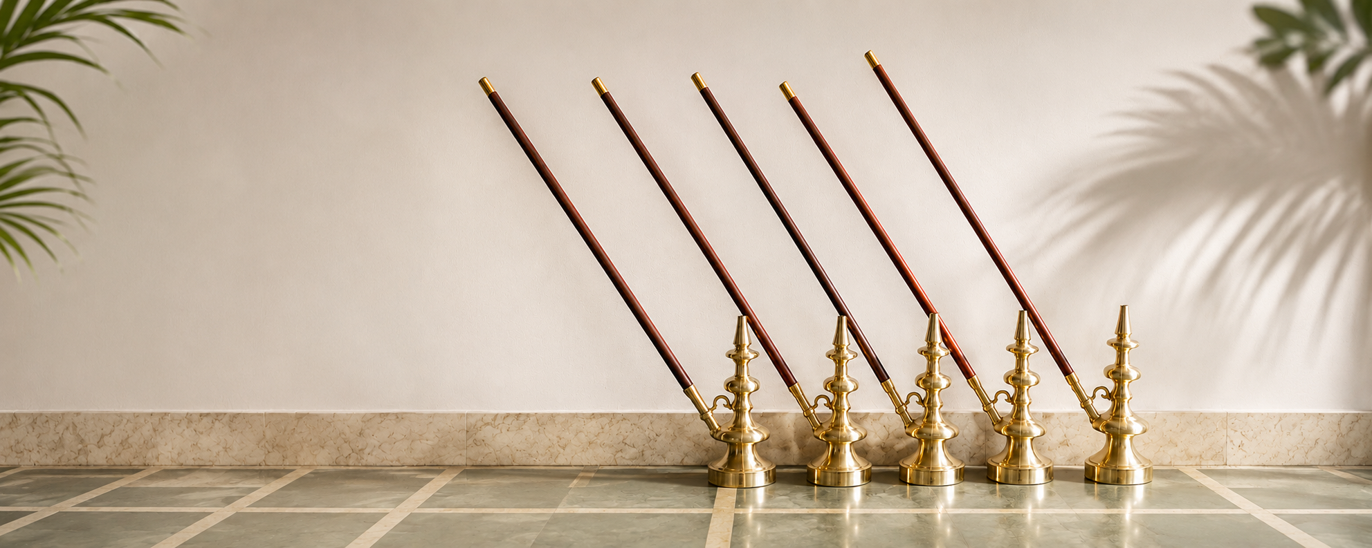 Somada brass finishing atmosphere and craft detail